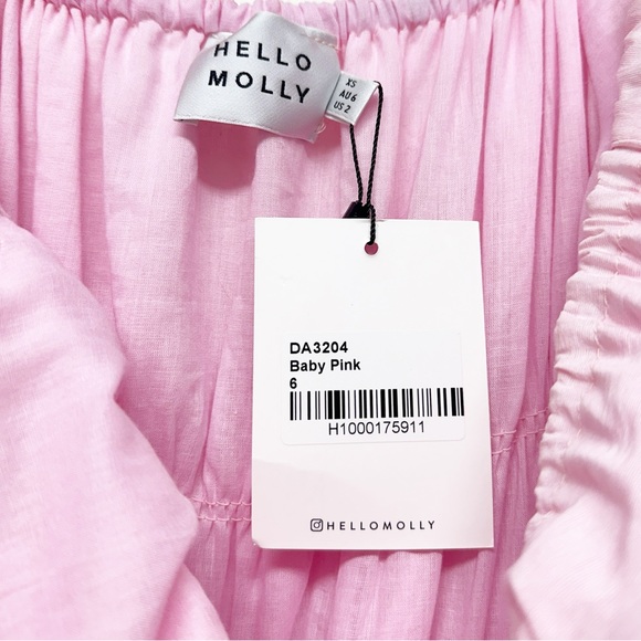 Hello Molly Pink Off-Shoulder Mini Dress - Picture 6 of 10